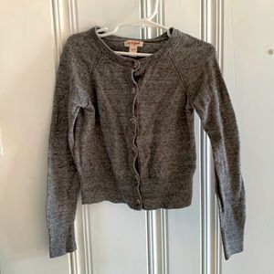 Cat + Jack gray cardigan with rhinestone sparkly buttons. Smoke free home.
